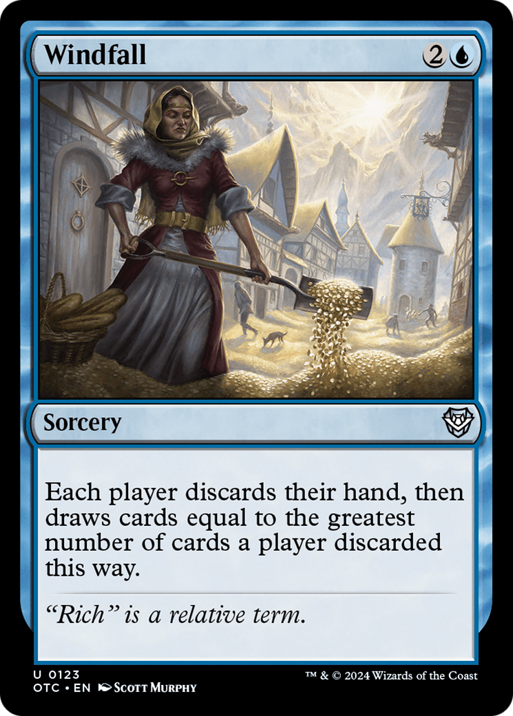 {C} Windfall [Outlaws of Thunder Junction Commander][OTC 123]