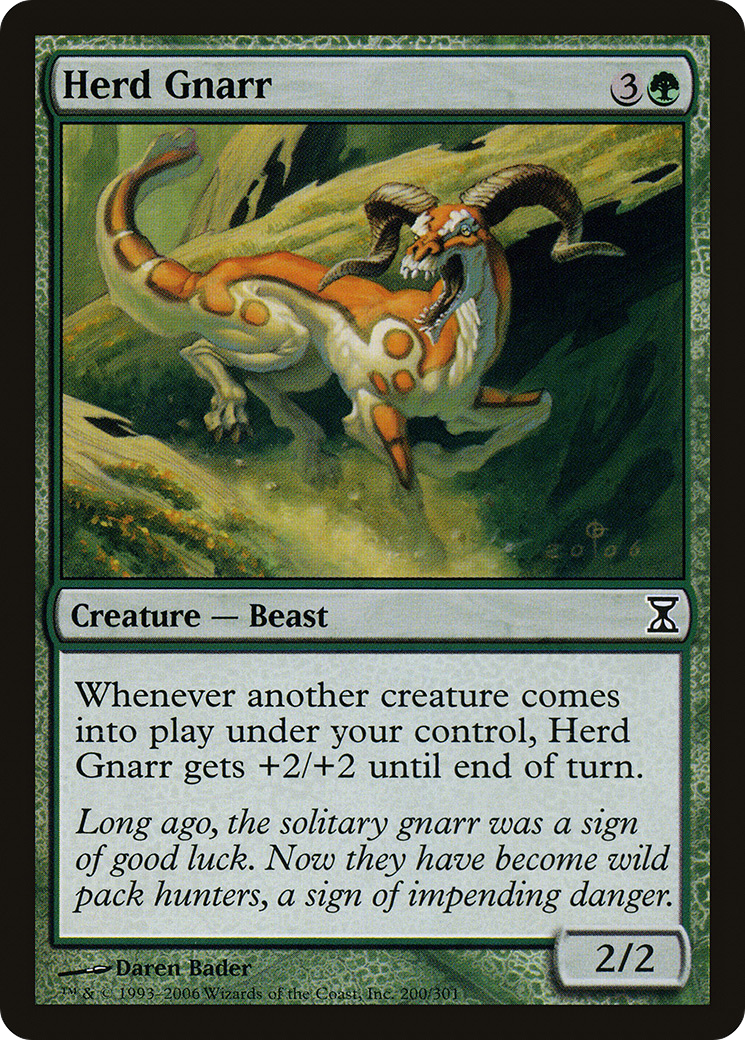 {C} Herd Gnarr [Time Spiral][TSP 200]