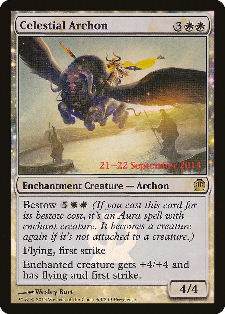 {R} Celestial Archon [Theros Prerelease Promos][PR THS 003]