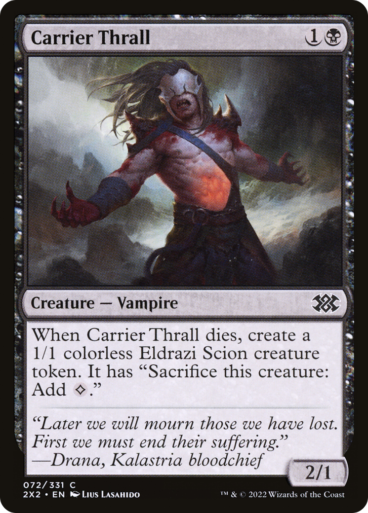 {C} Carrier Thrall [Double Masters 2022][2X2 072]