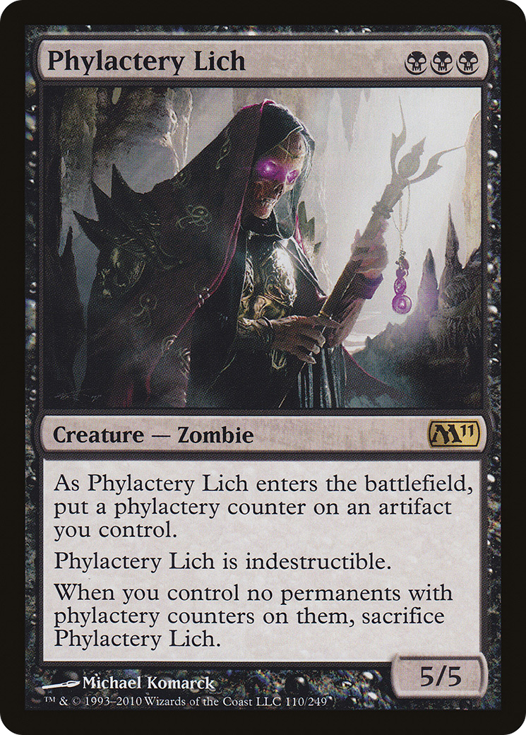 {R} Phylactery Lich [Magic 2011][M11 110]