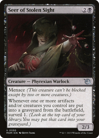 {C} Seer of Stolen Sight [March of the Machine][MOM 330]