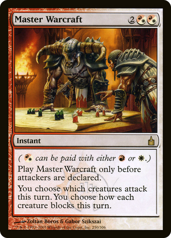 {R} Master Warcraft [Ravnica: City of Guilds][RAV 250]