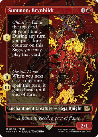 {@R} Summon: Brynhildr (Borderless) [FINAL FANTASY][FIN 366]