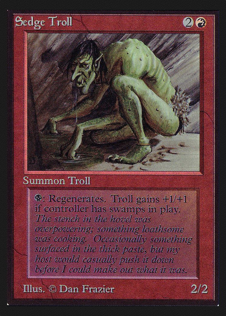 {R} Sedge Troll [International Collectorsâ Edition][GB CEI 173]