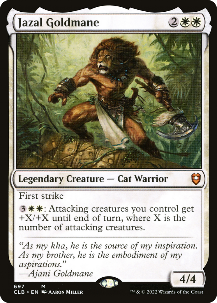 {R} Jazal Goldmane [Commander Legends: Battle for Baldur's Gate][CLB 697]