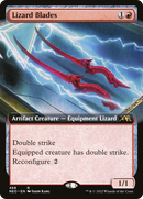 {R} Lizard Blades (Extended Art) [Kamigawa: Neon Dynasty][NEO 468]