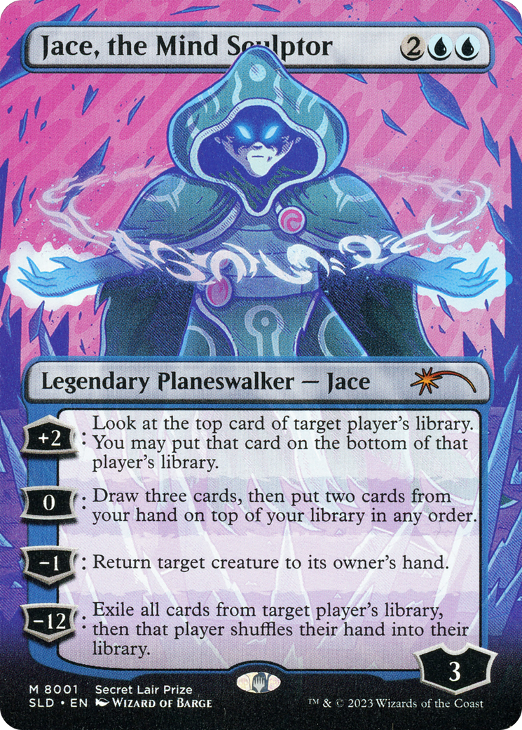 {R} Jace, the Mind Sculptor (Borderless) [Secret Lair Drop Promos][SLD 8001]
