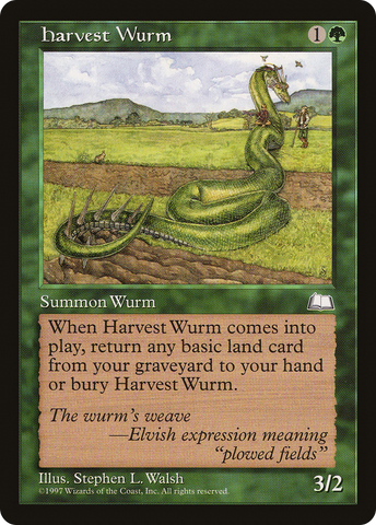 {C} Harvest Wurm [Weatherlight][WTH 130]