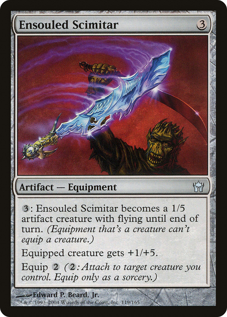 {C} Ensouled Scimitar [Fifth Dawn][5DN 119]