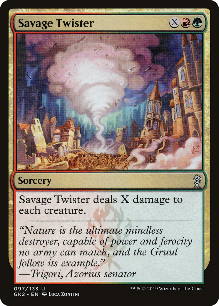 {C} Savage Twister [Ravnica Allegiance Guild Kit][GK2 097]