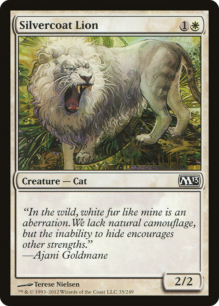 {C} Silvercoat Lion [Magic 2013][M13 035]