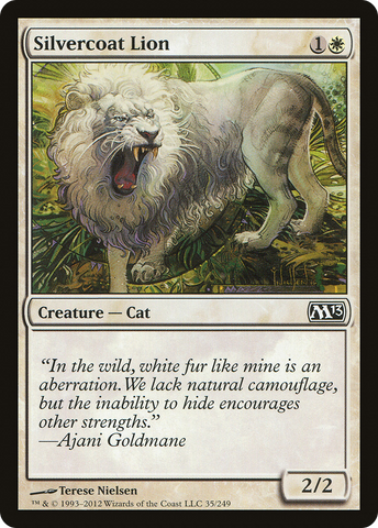 {C} Silvercoat Lion [Magic 2013][M13 035]