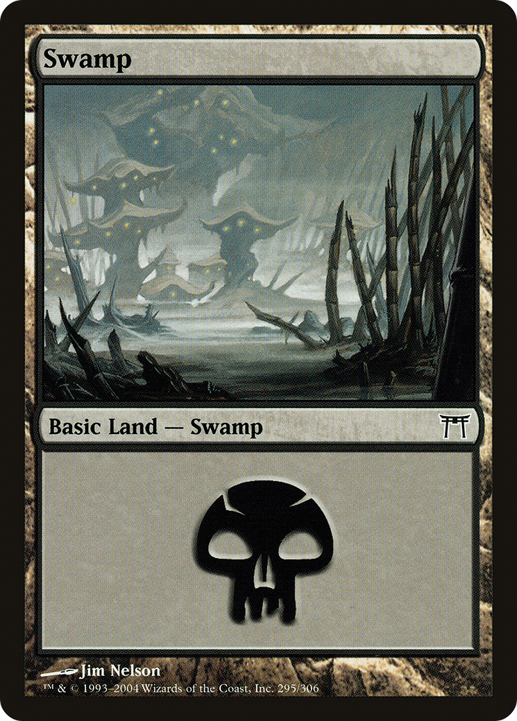 {B}[CHK 295] Swamp (295) [Champions of Kamigawa]