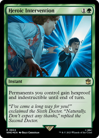 {R} Heroic Intervention (Surge Foil) [Doctor Who][WHO 824]