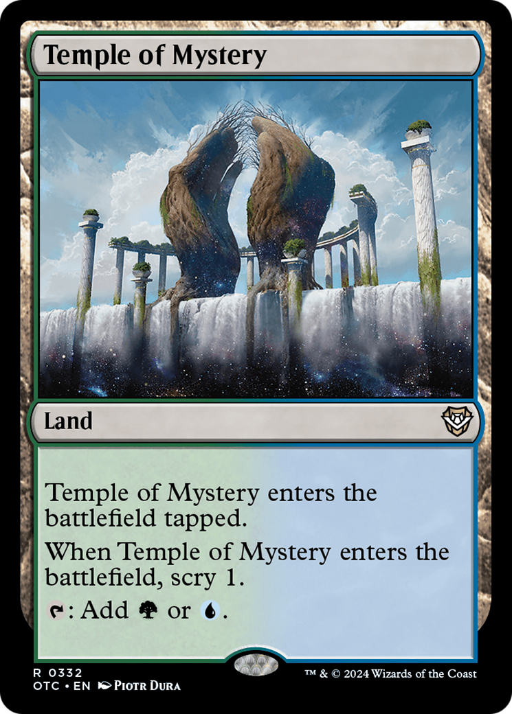 {R} Temple of Mystery [Outlaws of Thunder Junction Commander][OTC 332]