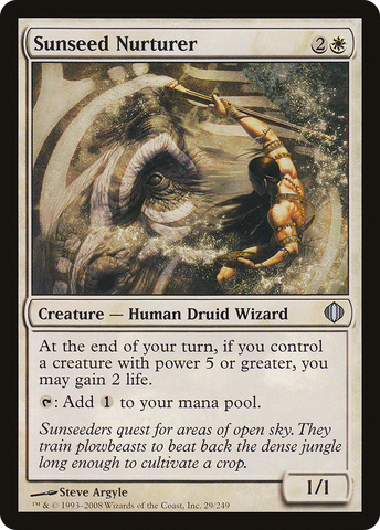 {C} Sunseed Nurturer [Shards of Alara][ALA 029]