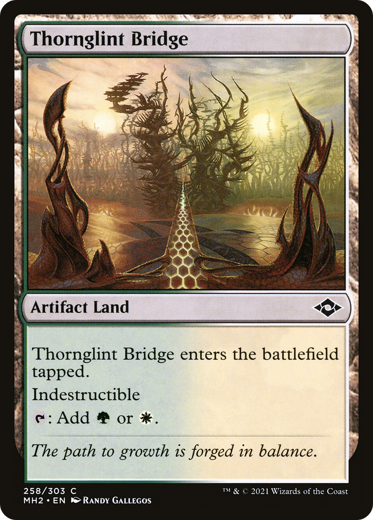 {C} Thornglint Bridge (Foil) [Modern Horizons 2] [MH2 258]