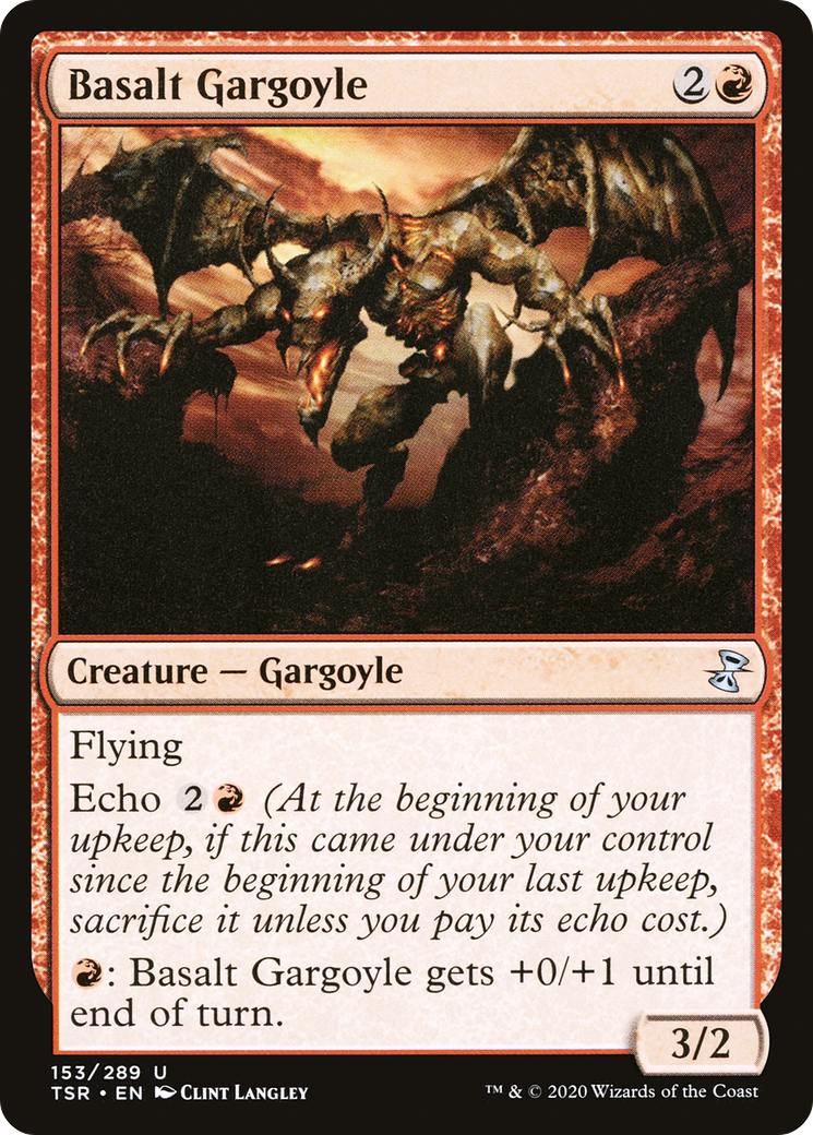 {C} Basalt Gargoyle [Time Spiral Remastered][TSR 153]