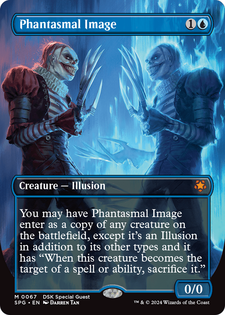 {R} Phantasmal Image (Borderless) [Duskmourn: House of Horror Special Guests][SPG 067]