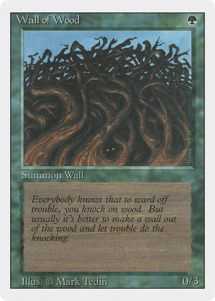 {C} Wall of Wood [Revised Edition][3ED 226]