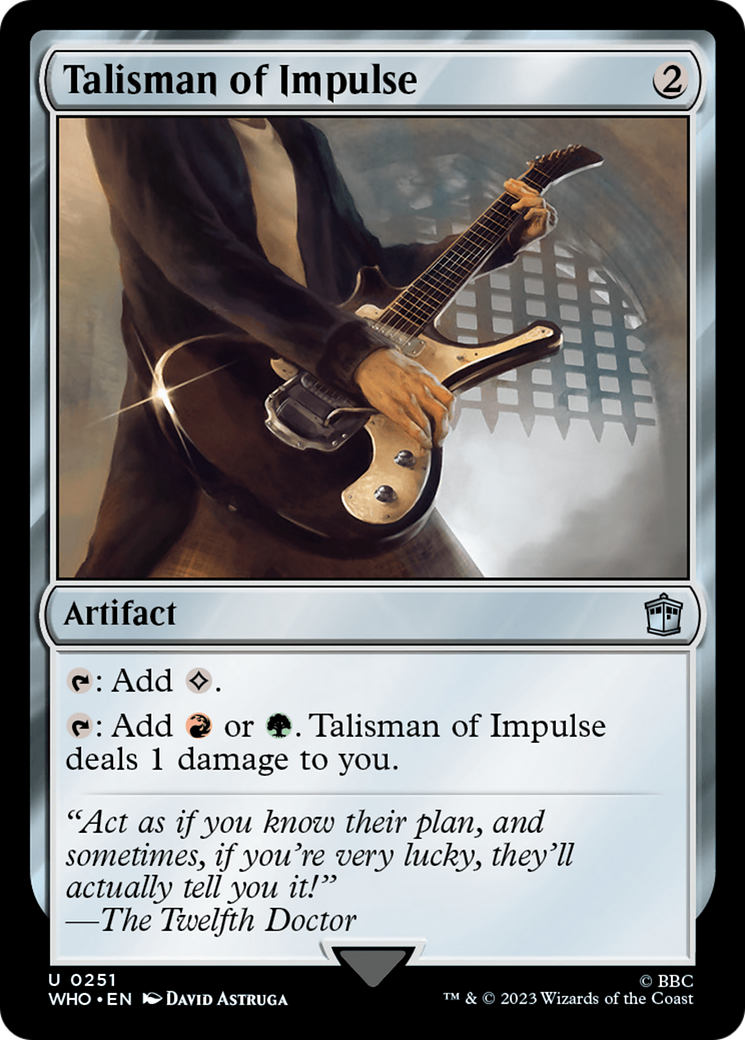{C} Talisman of Impulse [Doctor Who][WHO 251]