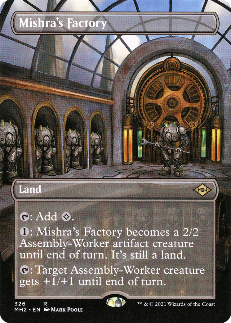 {R} Mishra's Factory (Borderless) (Borderless) [Modern Horizons 2] [MH2 326]