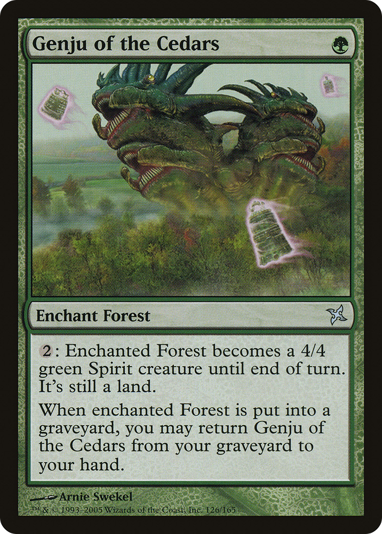 {C} Genju of the Cedars [Betrayers of Kamigawa][BOK 126]