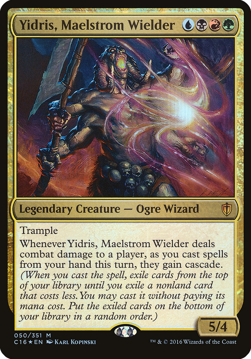 {O} Yidris, Maelstrom Wielder (Oversized) [Commander 2016 Oversized][OVR C16 050]