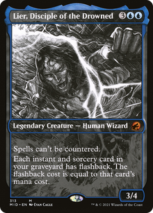 {R} Lier, Disciple of the Drowned (Showcase Eternal Night) [Innistrad: Midnight Hunt][MID 313]
