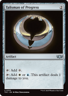 {C} Talisman of Progress [Tarkir: Dragonstorm Commander][TDC 333]