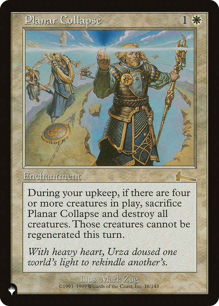 Planar Collapse [LIST ULG-18]