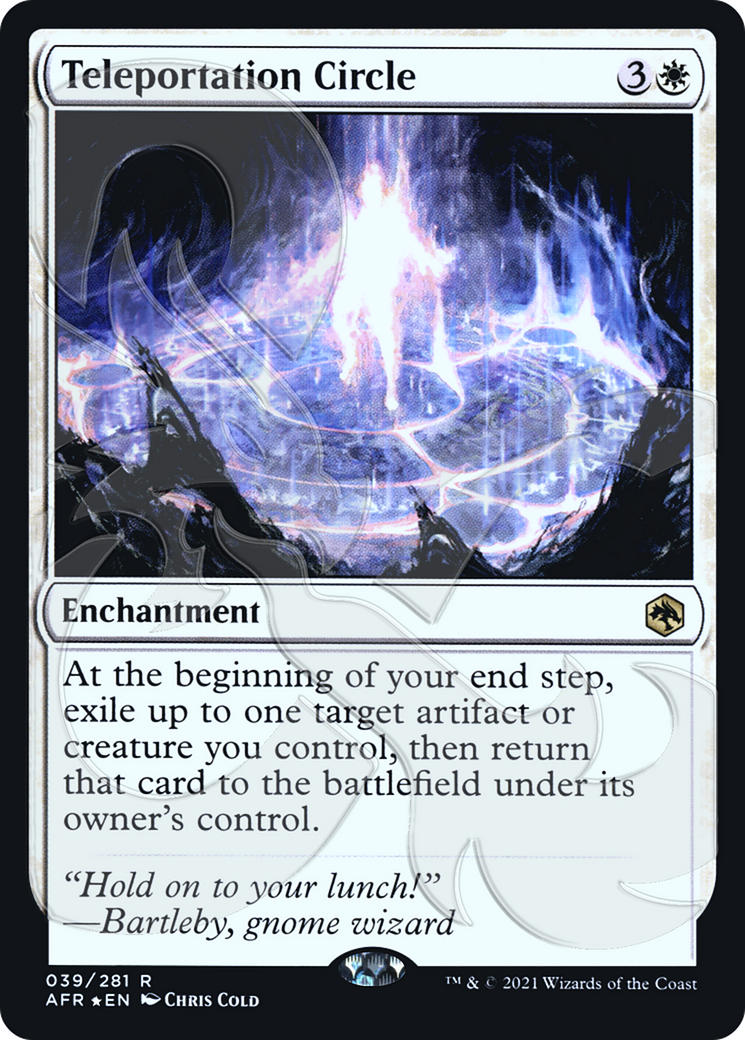 {R} Teleportation Circle (Ampersand Promo) [Dungeons & Dragons: Adventures in the Forgotten Realms Promos][AMP AFR 039] - Misty Mountain Games