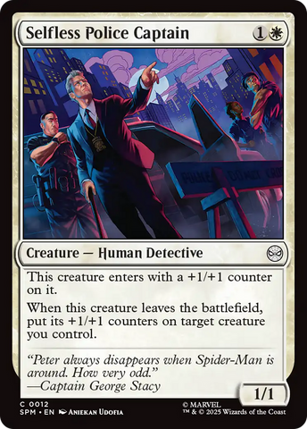 {@@ SPE C} Selfless Police Captain [Marvel's Spider-Man] [SPM 012]