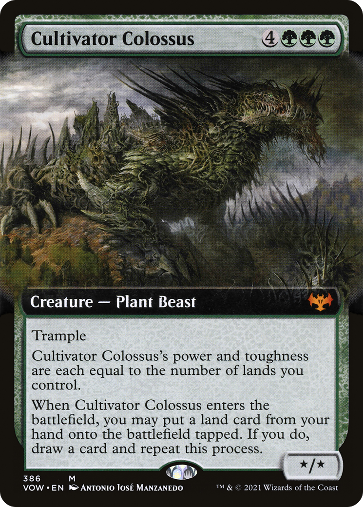 {R} Cultivator Colossus (Extended Art) [Innistrad: Crimson Vow][VOW 386]