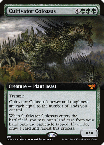 {R} Cultivator Colossus (Extended Art) [Innistrad: Crimson Vow][VOW 386]