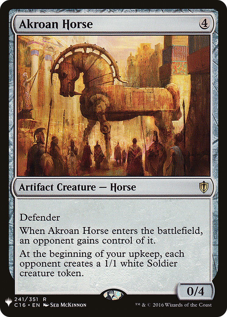 {R} Akroan Horse [Mystery Booster][LS C16 241] - Misty Mountain Games