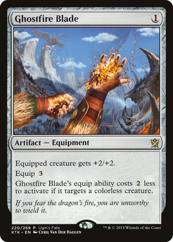 {R} Ghostfire Blade [Ugin's Fate][PA UGIN 220]