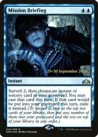 {R} Mission Briefing [Guilds of Ravnica Prerelease Promos][PR GRN 044]