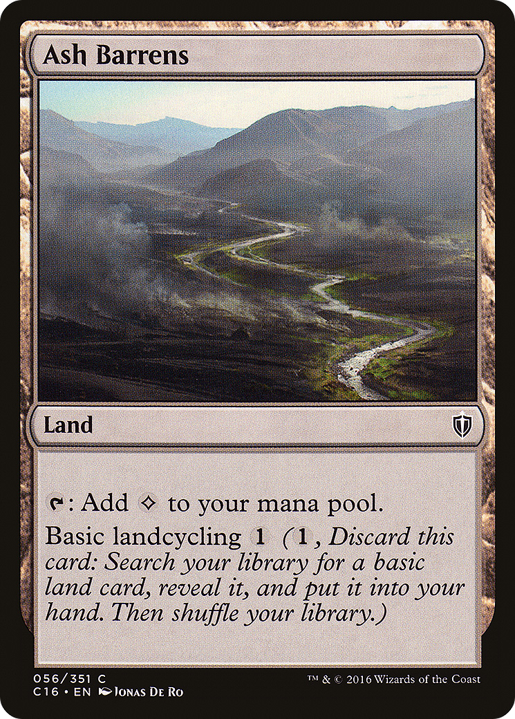 {C} Ash Barrens [Commander 2016][C16 056]