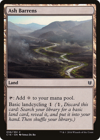 {C} Ash Barrens [Commander 2016][C16 056]