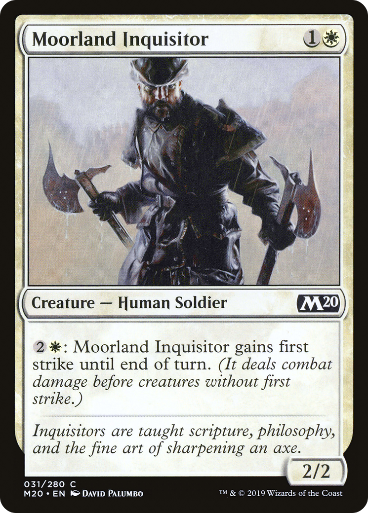 {C} Moorland Inquisitor [Core Set 2020][M20 031]