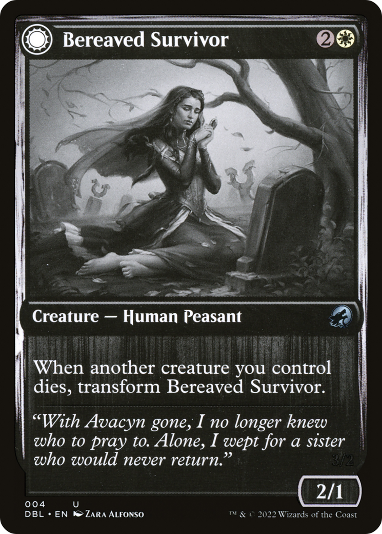 {C} Bereaved Survivor // Dauntless Avenger [Innistrad: Double Feature][DBL 004]