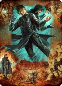 {A} Jace, Mirror Mage 2 Art Card [Zendikar Rising Art Series][AZNR 002]