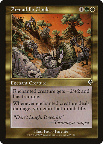 {C} Armadillo Cloak [Invasion][INV 229]