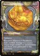 {C} Harnessed Snubhorn (Showcase Halo Foil) [March of the Machine: The Aftermath][MAT 188]