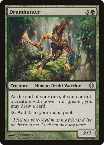 {C} Drumhunter [Shards of Alara][ALA 129]