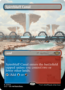 {@R} Spirebluff Canal (Borderless) [Outlaws of Thunder Junction][OTJ 304]