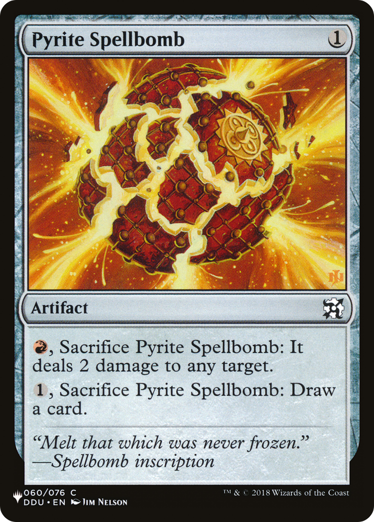 Pyrite Spellbomb [LIST 060/076]
