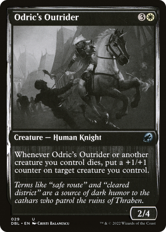 {C} Odric's Outrider [Innistrad: Double Feature][DBL 029]